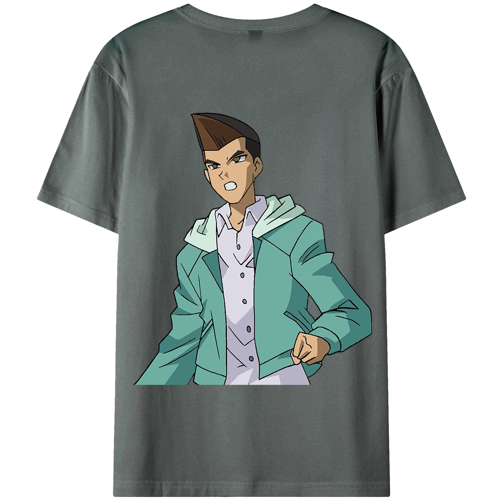 （画像用） 遊☆戯☆王 Yu-Gi-Oh! 綿100％半袖Tシャツ（背面プリント）